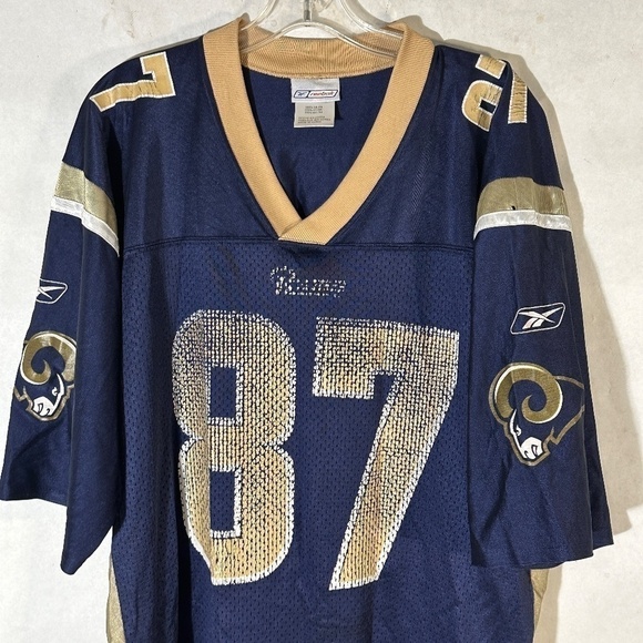 Retro Vintage Reebok NFL Rams Football Jersey size mens XL - Picture 2 of 11